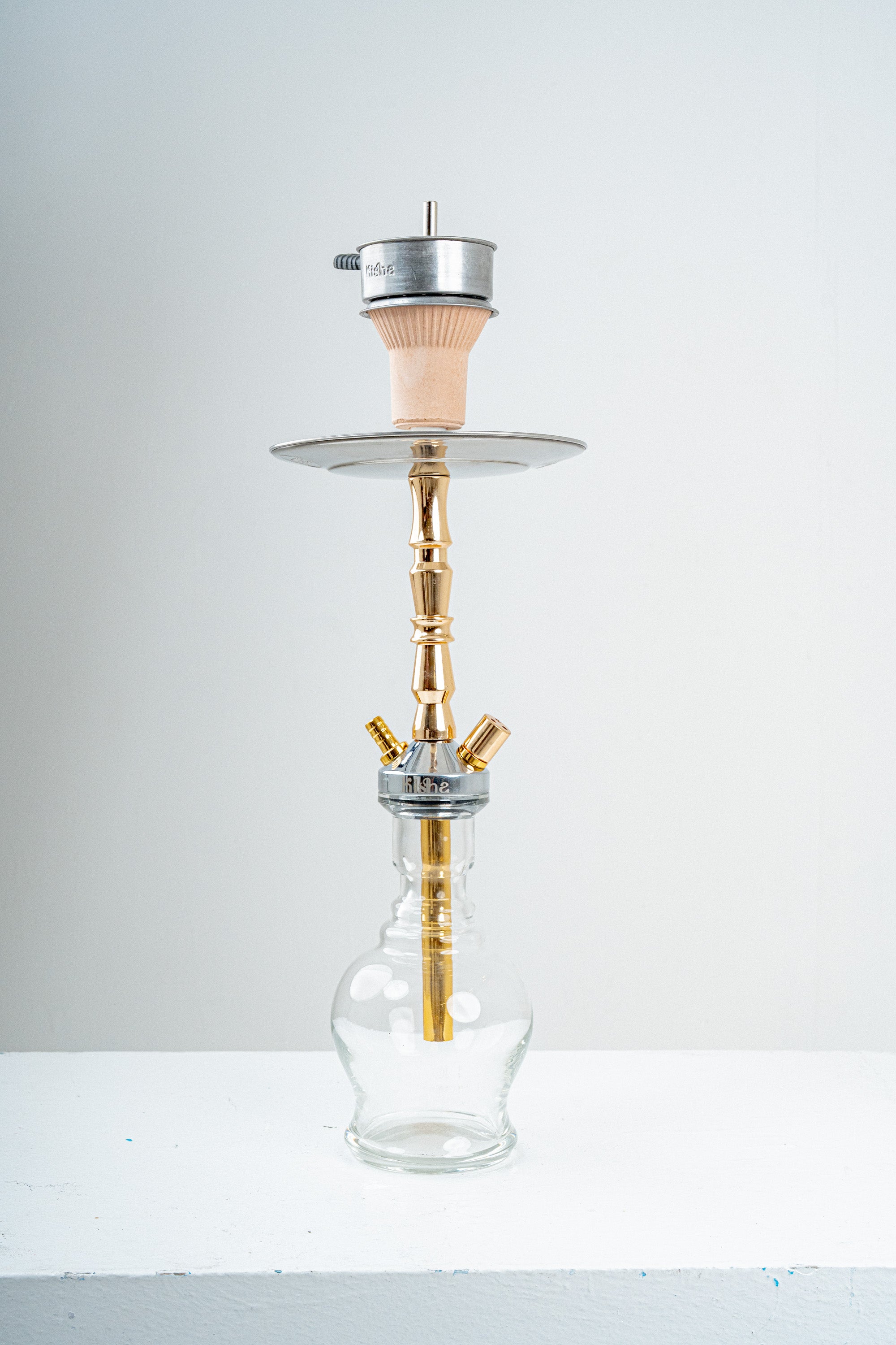 K-06 gold Stem / Transparent Base